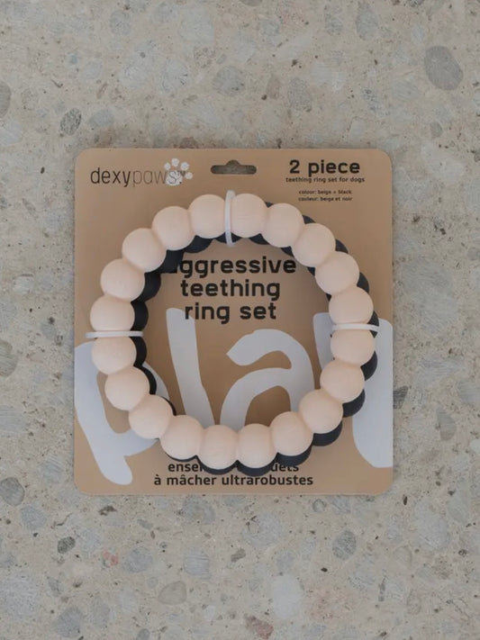 Aggressive Teething Rings - Set of 2