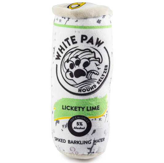 White Paw Plush- Lickety Lime